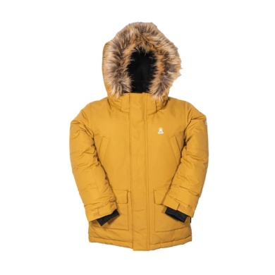 Kamik Winter Jacket Parka Aden (wind and waterproof, reflective) yellow Kids